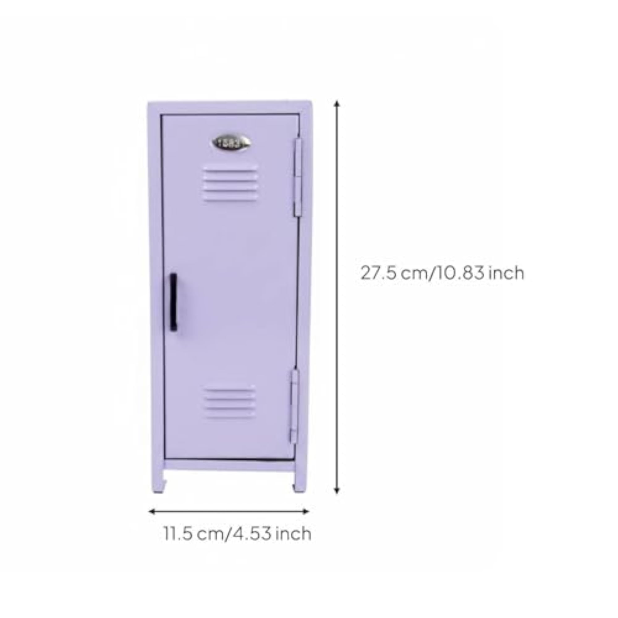 Lockable Compact Cosmetic Storage Cabinet for Girls